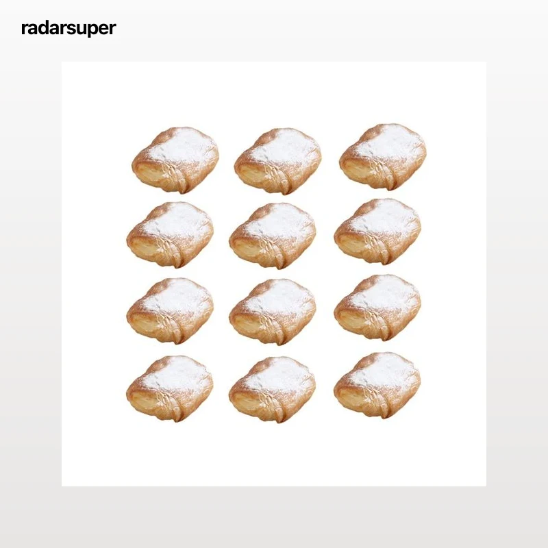 Mini napolitanas rellenas de crema, 12 uds.