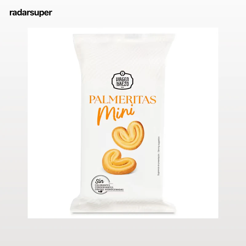 Mini palmeritas de hojaldre Virgen del Brezo 140 g