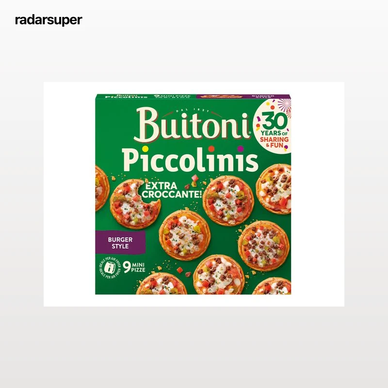 MINI PIZZAS BUITONI PICCOLINIS BURGER STYLE 270G