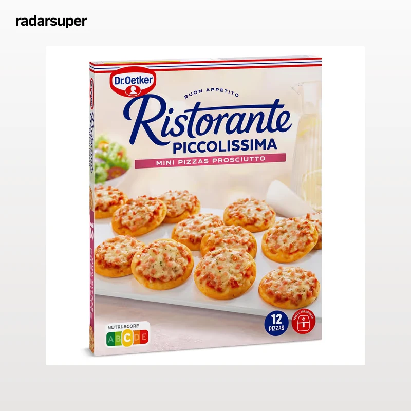 Mini pizzas de jamón y queso Dr. Oetker Ristorante 288 g