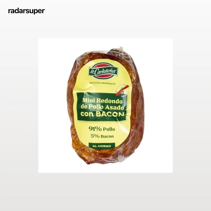 Mini redondo de pollo asado con bacon Asados la Carloteña sin gluten 250 g