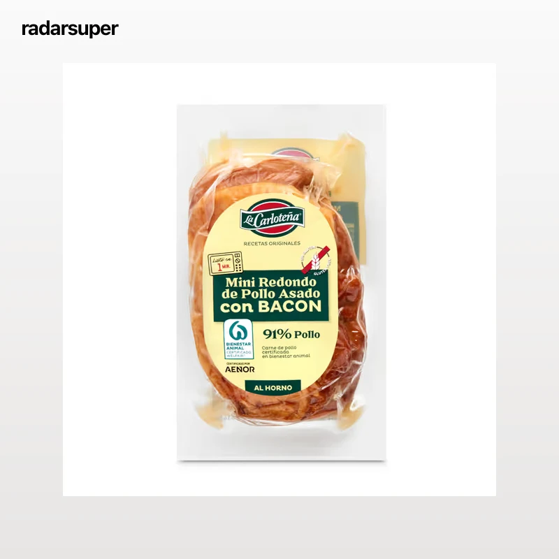 Mini redondo de pollo asado con bacon La Carloteña 250 g