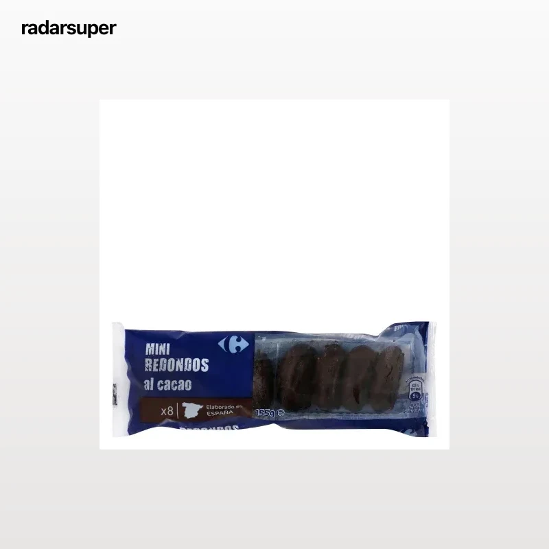 Mini redondos de chocolate Carrefour 155 g.