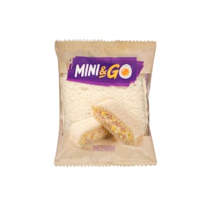 Mini sándwich de pavo y huevo revuelto Mini & Go