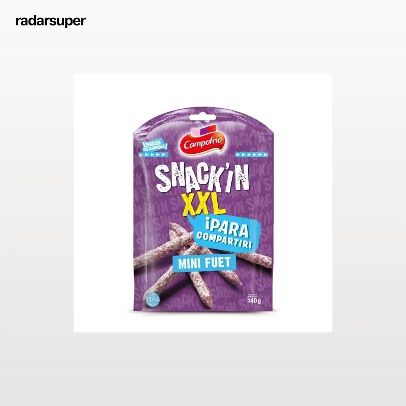 Mini Snack de Fuet XXL Campofrío sin gluten 140 g