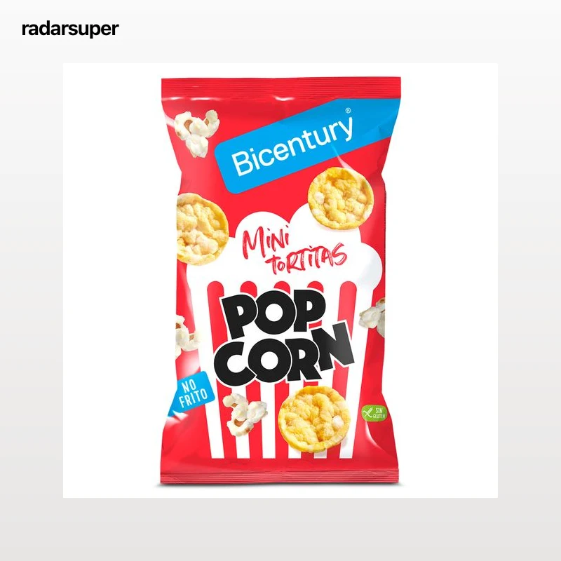 Mini tortitas pop corn Bicentury 70 g