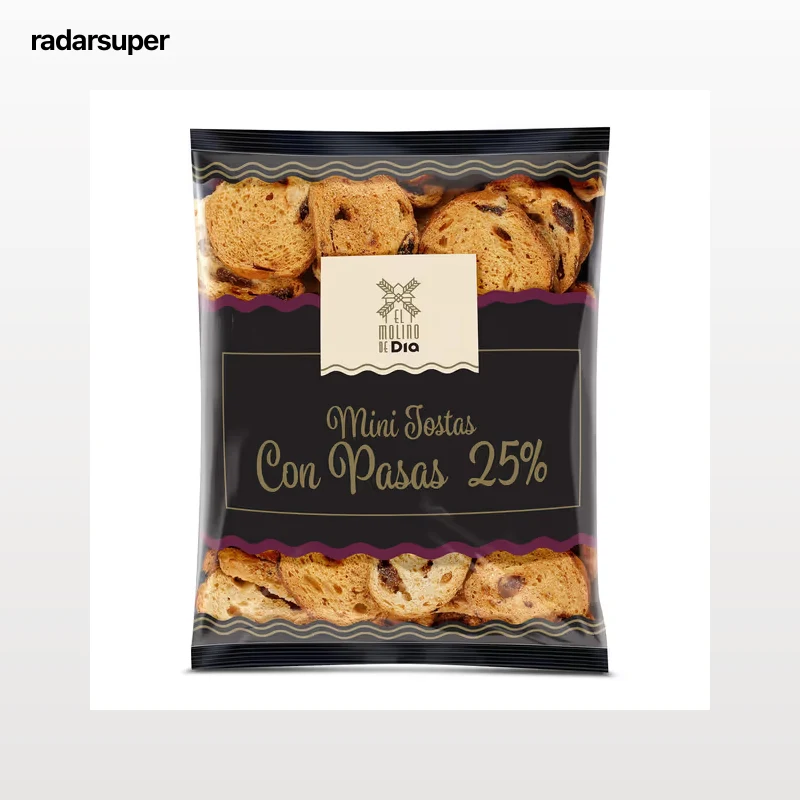 Mini tostas con pasas El molino de Dia 110 g
