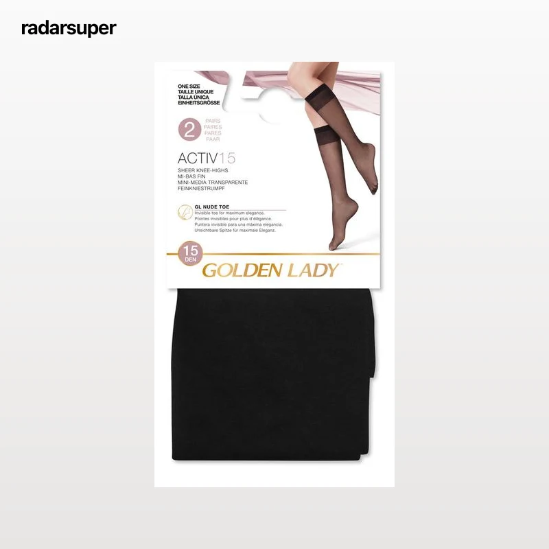 Minimedia Active 15D Golden Lady 2 Unidades Negro