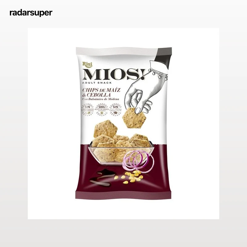 MIOS Chips de maíz y cebolla con balsámico 150 g.
