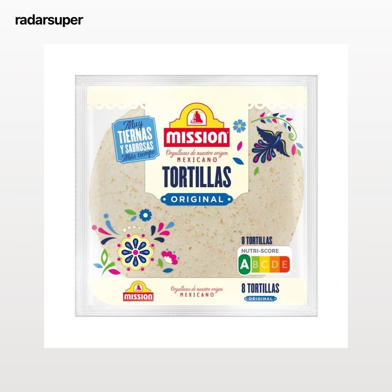 MISSION Tortilla de trigo original mexicana 320 g.