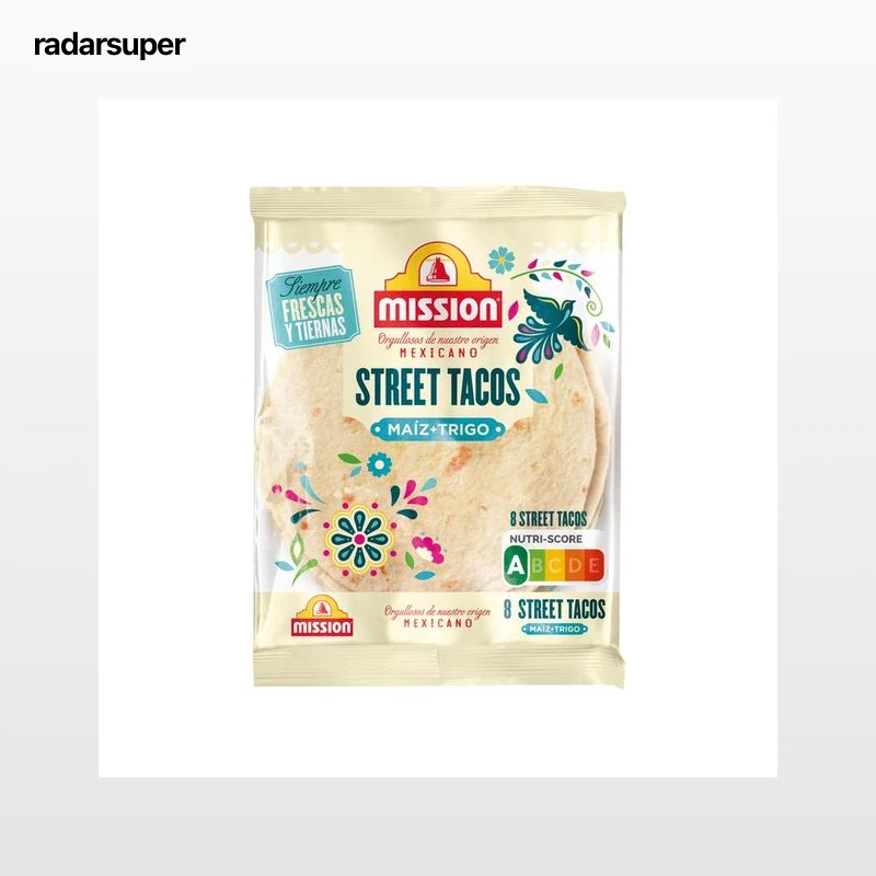 MISSION Tortillas de maíz y trigo 8 uds. 200 g.