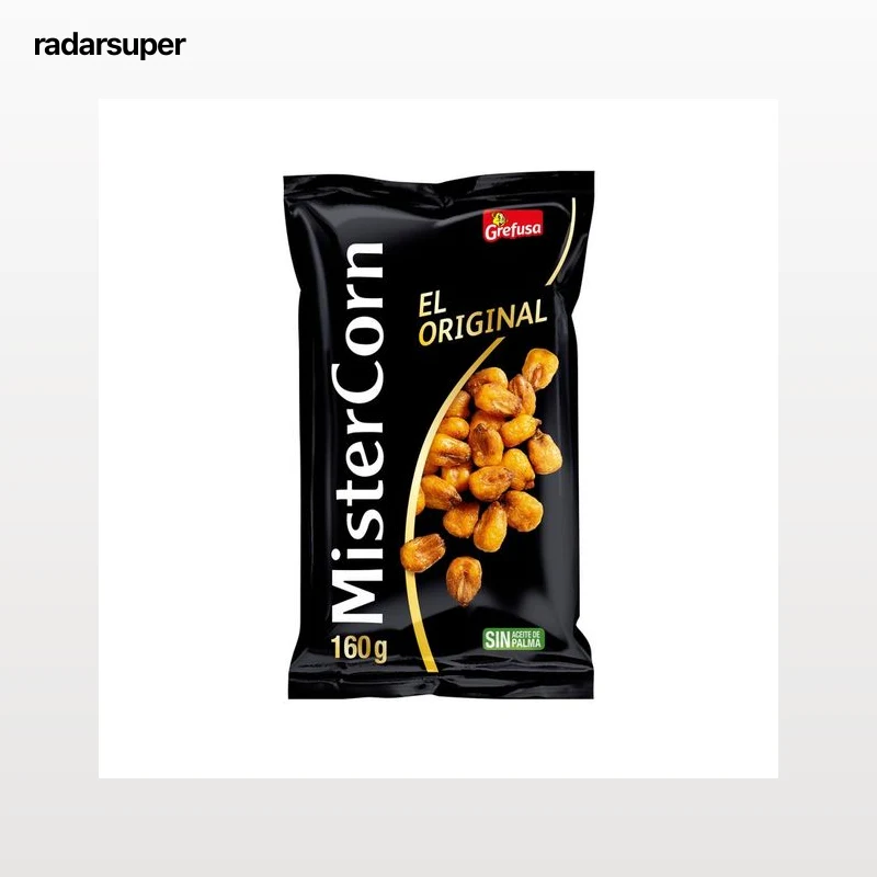 MISTERCORN Maíz frito original, bolsa 160 gr.