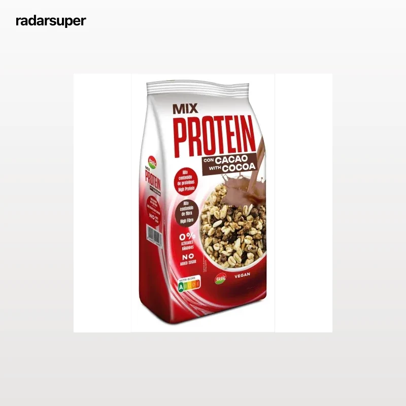 Mix de cereales con cacao alto en proteínas Esgir sin azúcar añadido 250 g.