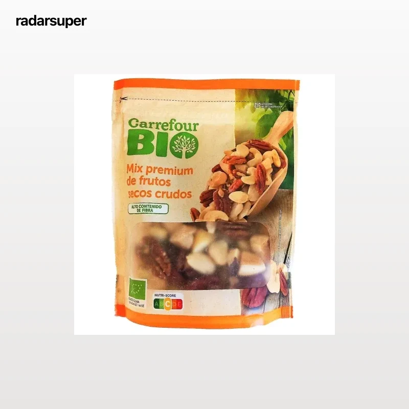 Mix de frutos secos ecológico Carrefour Bio doy pack 125 g.