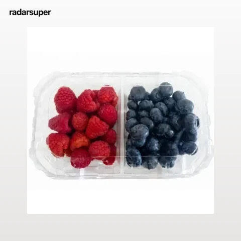 Mix duo frambuesa y arandanos 250 g.