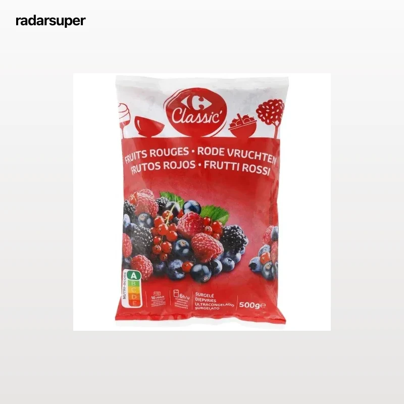 Mix frutos rojos Carrefour 500 g.