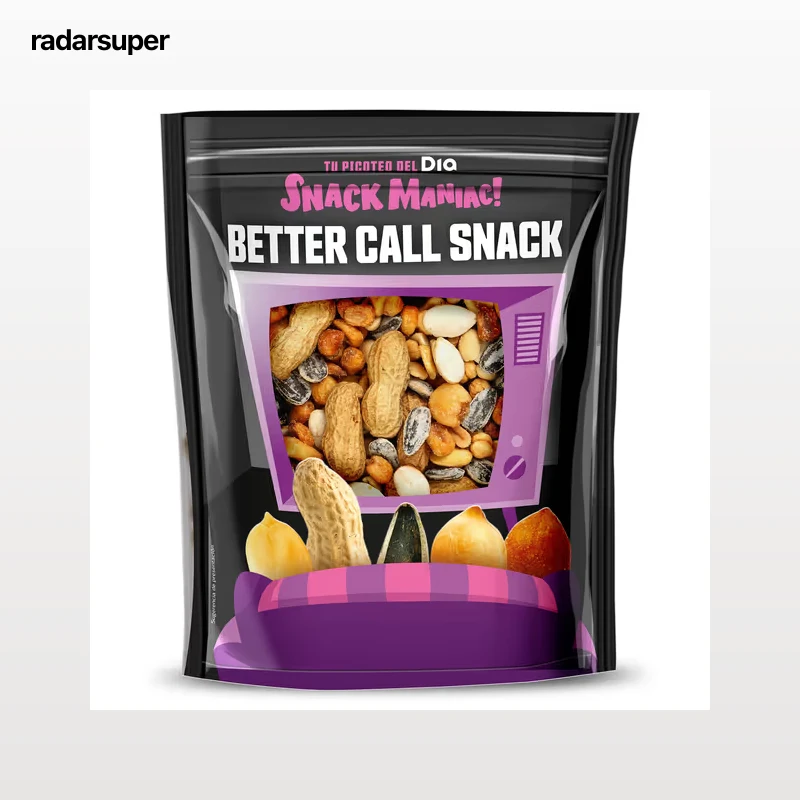 Mix de frutos secos con cáscara Dia Snack Maniac 500 g