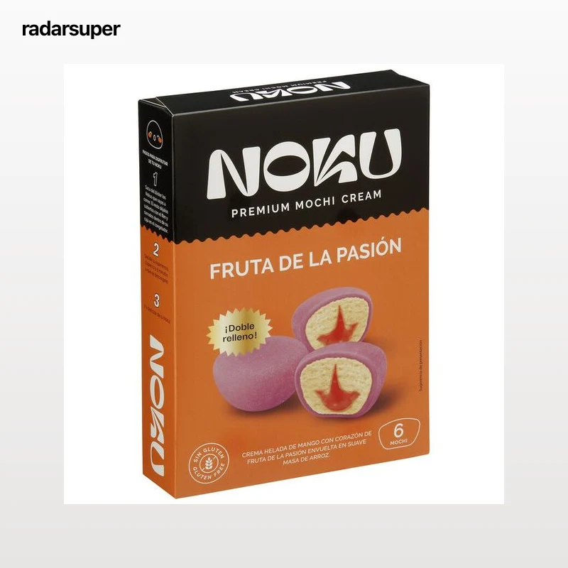 MOCHI Crema Helado Noku 6u Fruta Pasion
