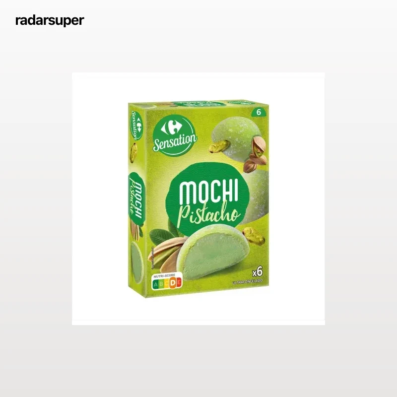 Mochi de pistacho Carrefour Sensation 6 ud.
