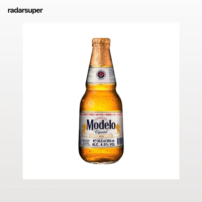 MODELO ESPECIAL Cerveza rubia Mexicana botella de 33,5 centilitros