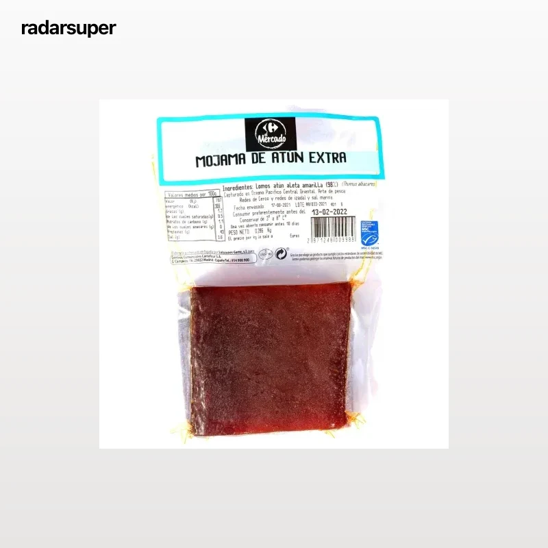 Mojama de atún extra El Mercado 250 g