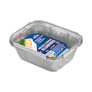 Molde de aluminio rectangular 0,5L Alibérico