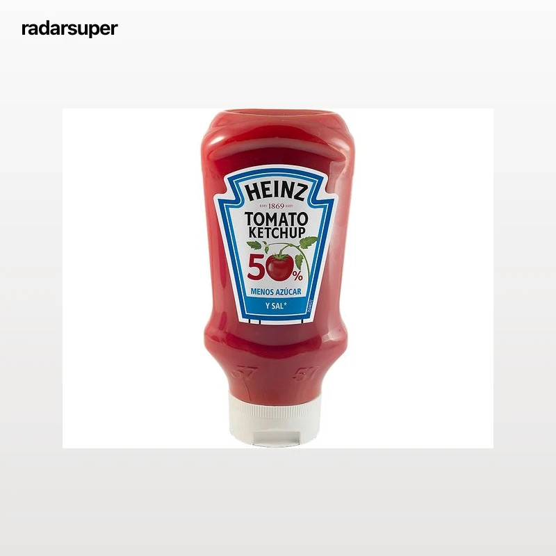 MOLHO HEINZ KETCHUP REDUÇÃO SAL E AÇÚCAR 550G