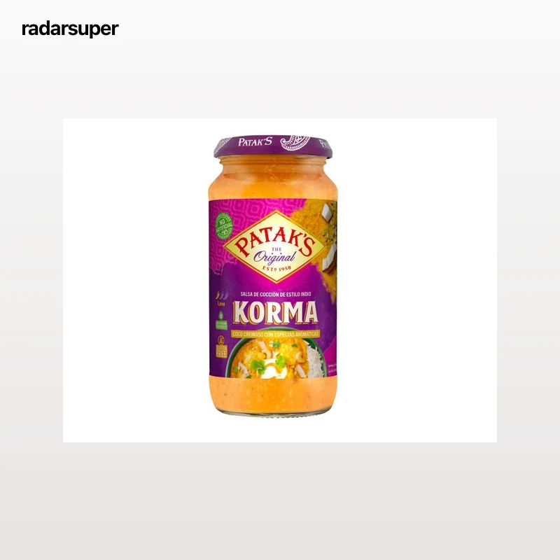 MOLHO PATAKS CARIL INDIANO KORMA 450G