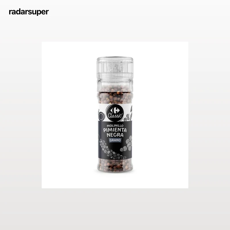 Molinillo pimienta negra en grano Carrefour Classic 45 g.
