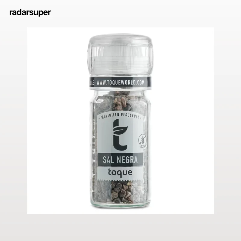 Molinillo de sal negra Toque 100 g