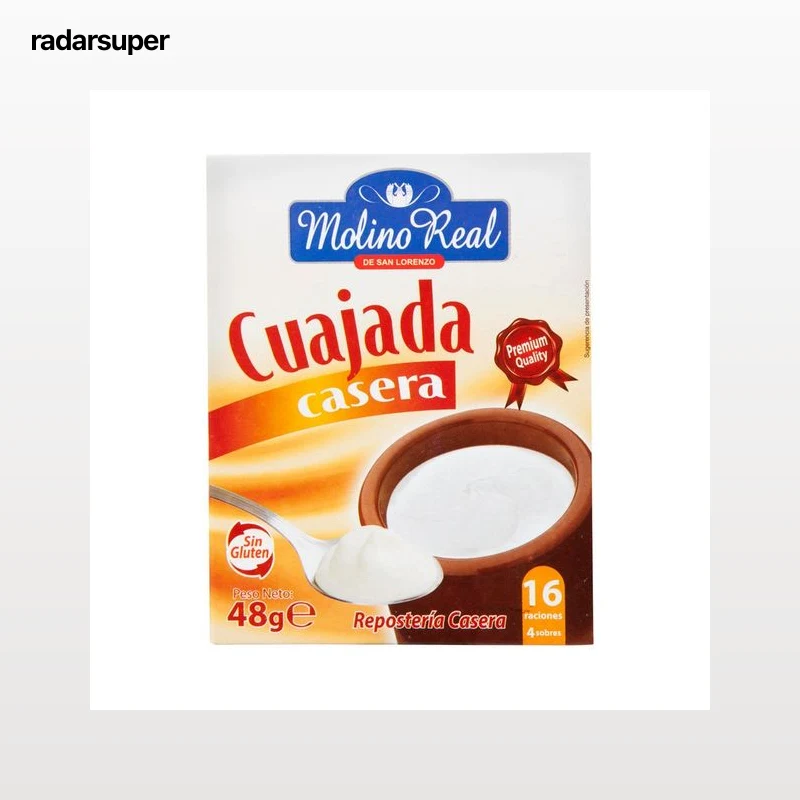 MOLINO REAL Cuajada casera en polvo MOLINO REAL 4 uds. x 12 g.