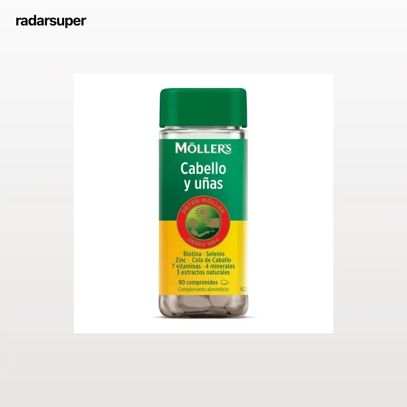 Möller's cabello y uñas 90 ud.
