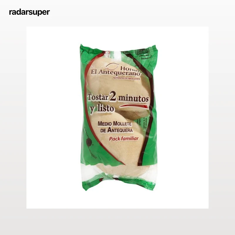 Mollete de antequera EL ANTEQUERANO 4 uds. 130 g.