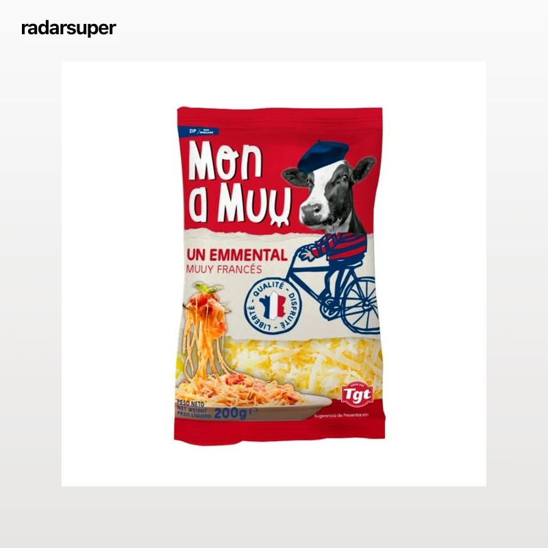 MON A MUU Queso rallado emmental 200g