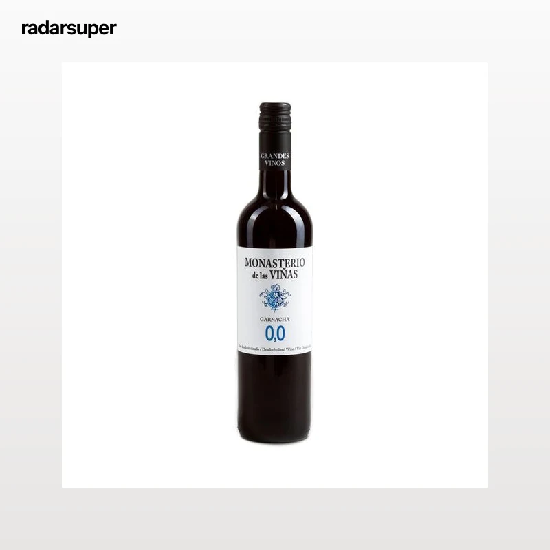 MONASTERIO DE LAS VIÑAS Tinto Garnacha 0.0% alcohol botella 75 cl.
