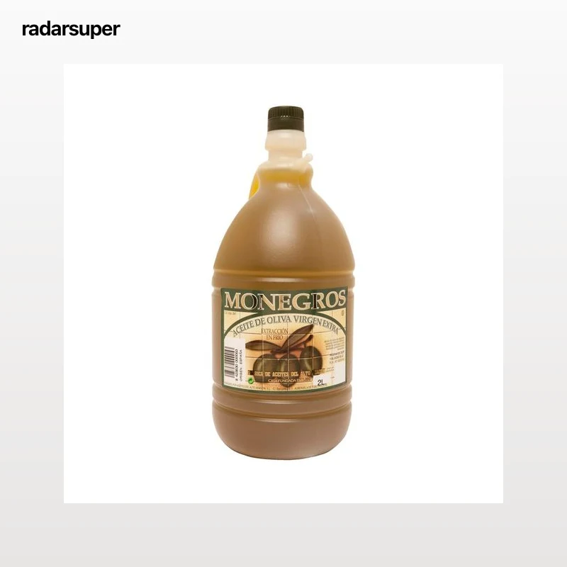 MONEGROS Aceite de oliva virgen extra MONEGROS garrafa de 2 l.