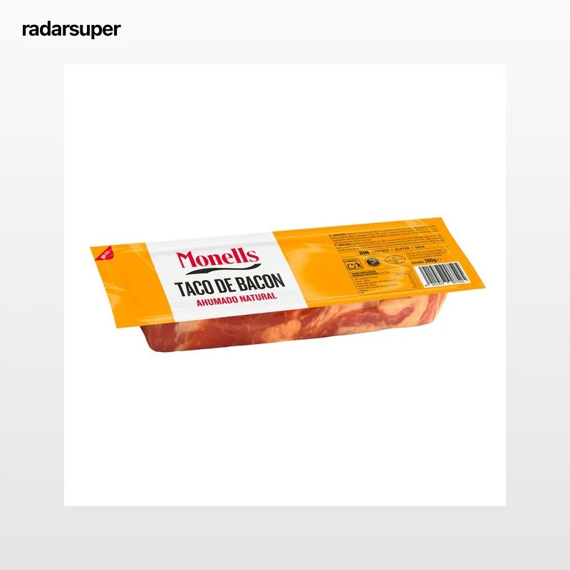 MONELLS Taco de bacon ahumado natural 300 g.