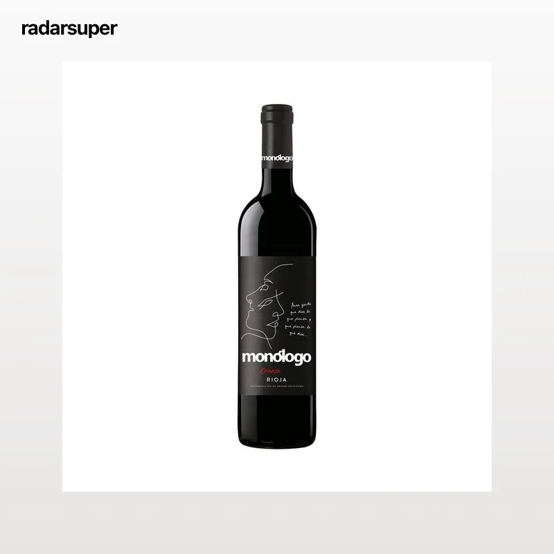MONÓLOGO Vino  tinto crianza con D.O. Ca. Rioja botella de 75 cl.