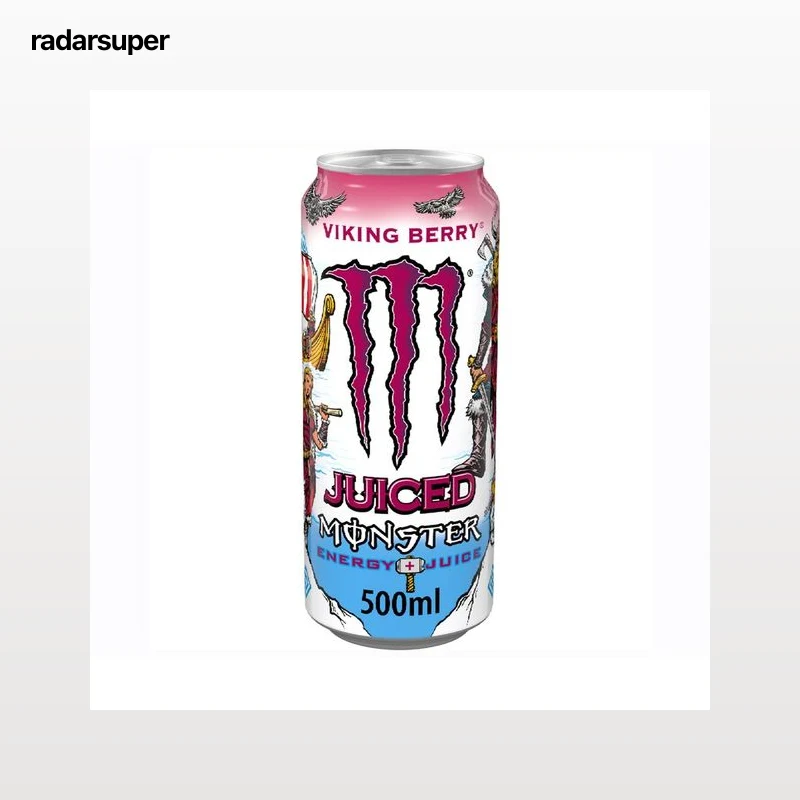 MONSTER Bebida energética juiced viking berry lata 500 ml.
