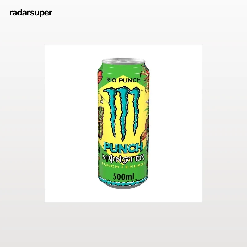 Monster Energy Punch Bebida Energética rio punch lata 500 ml.