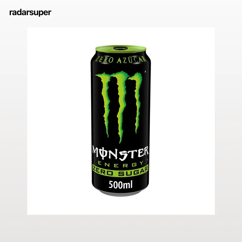 MONSTER Energy Zero Sugar Bebida energética zero azúcares lata 500 ml.