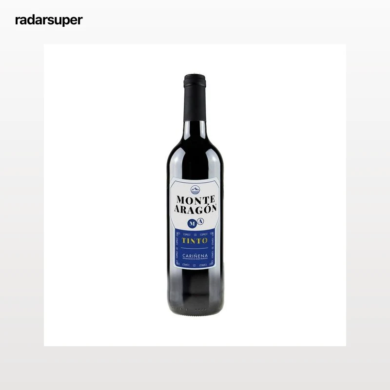 MONTE ARAGÓN Vino tinto con D.O.P. Cariñena botella 75 cl.