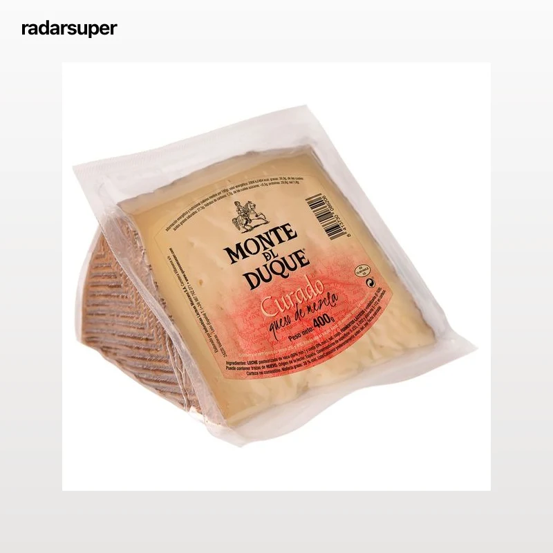 MONTE DUQUE Queso mezclado curado cuña 400 g.
