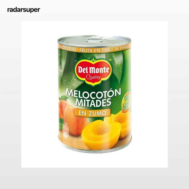 DEL MONTE Melocotón en mitades en zumo de piña lata 235 g.