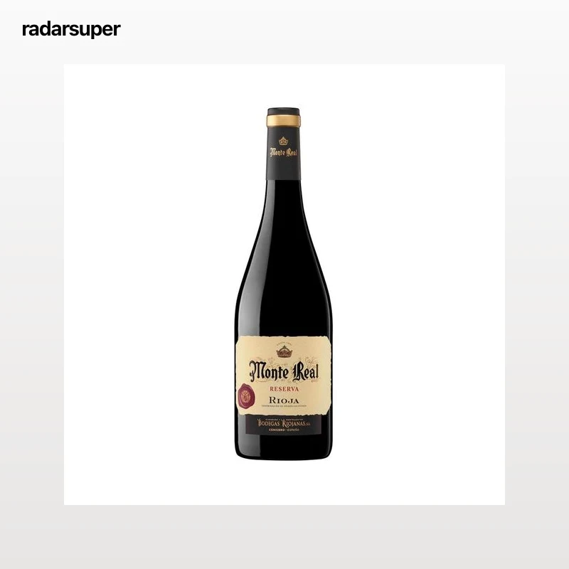 MONTE REAL Vino tinto reserva con D.O. Ca. Rioja botella 75 cl.