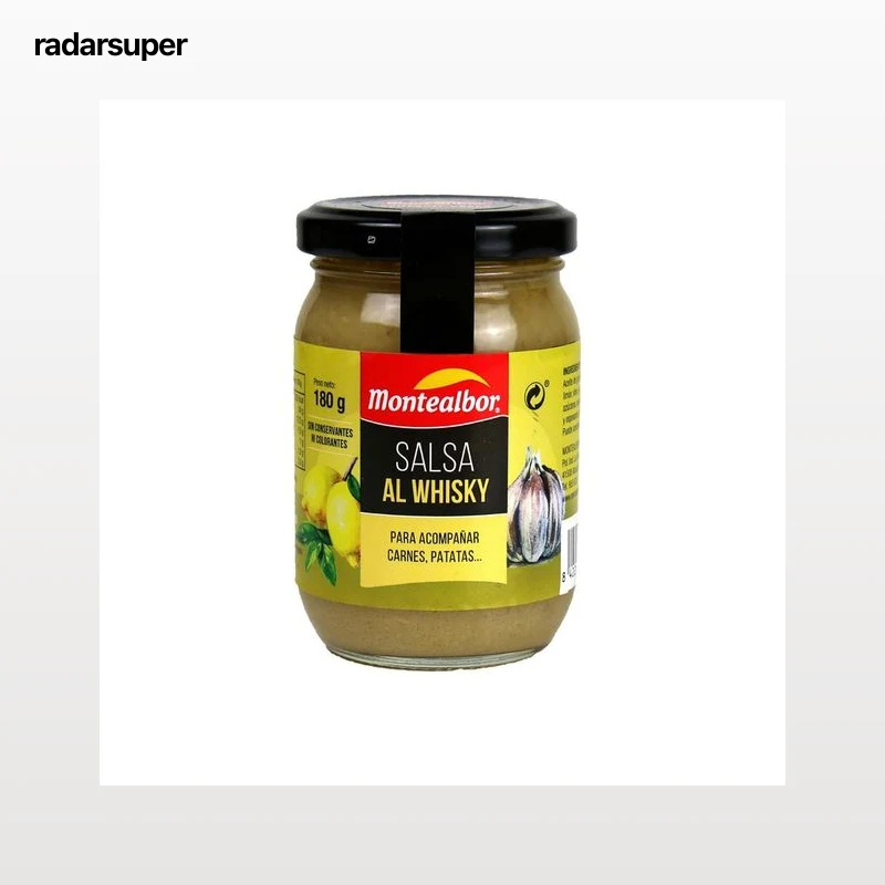 MONTEALBOR Salsa al whisky 180 g.
