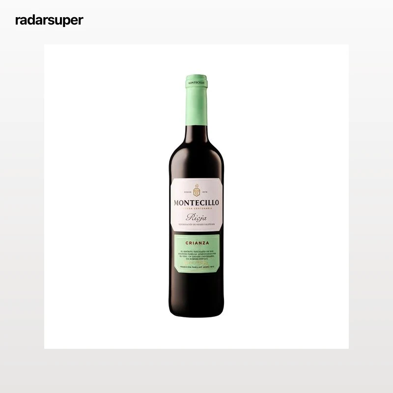 MONTECILLO Vino tinto crianza con D.O. Ca. Rioja botella 75 cl.