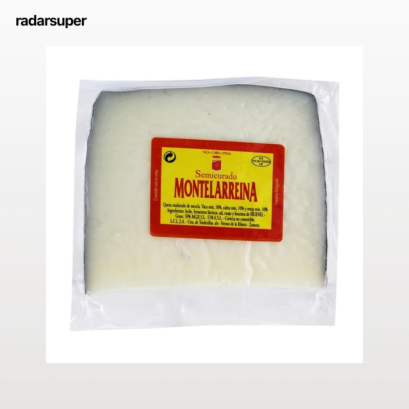 MONTELARREINA Queso mezcla semicurado 375 g.
