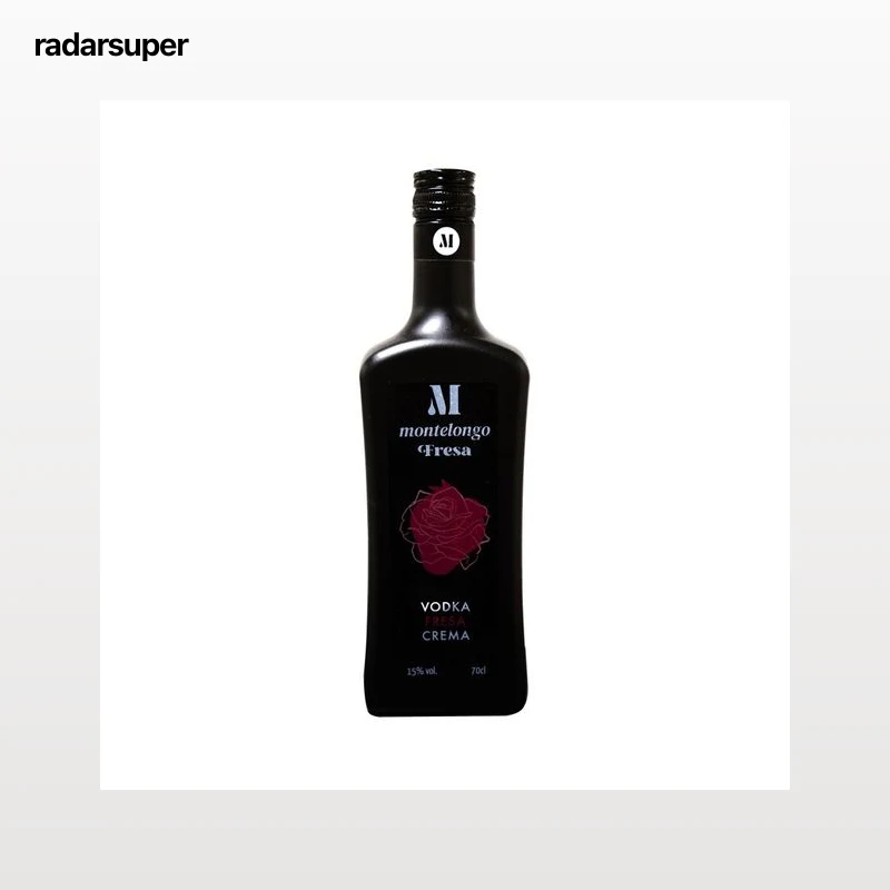 MONTELONGO Crema de vodka con sabor a fresa botella 70 cl.