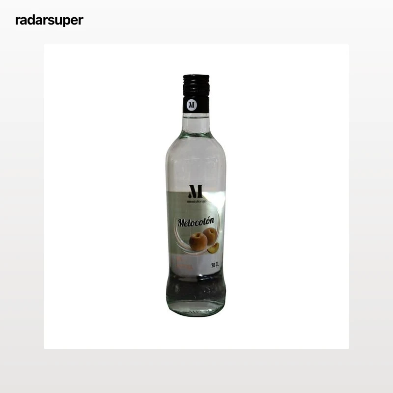 MONTELONGO Licor de melocotón sin alcohol botella 70 cl.